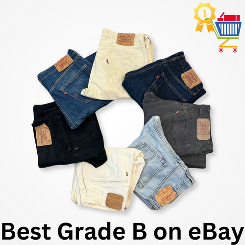 Vintage levis 501 mens denim - 501,