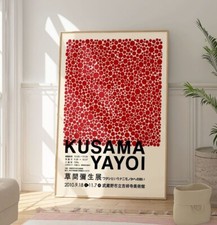 Yayoi Kusama Red Dot Poster