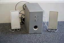 Advent Computer Speakers ADE-210F Flat Panel Speaker System Silver