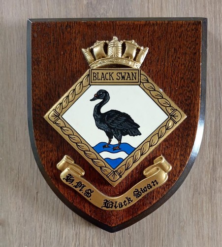 Vintage hms black - hms, ship