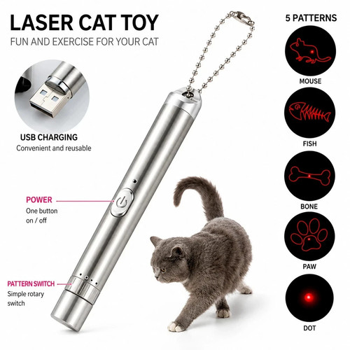 Cat laser pointer - laser, usb