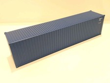 TEKNO 1/50th SCALE 40ft SHIPPING CONTAINER PLAIN BLUE