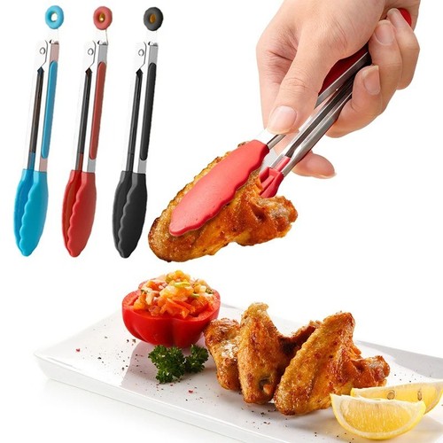 Premium silicone kitchen tongs - premium,