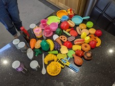Mixed lot of Play Food and Cups Plates