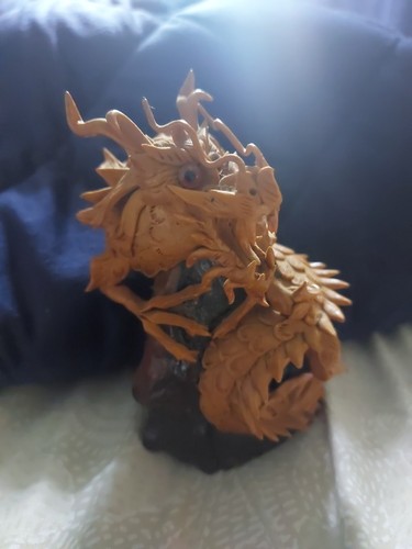 Hand carved asian wooden - asian,