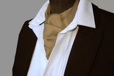 SATIN Neck Tie Cravat Ascot - ALL COLOURS