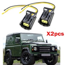 2x For Land Rover Discovery Defender Rear Indicator Lamp Light Connector Plug.