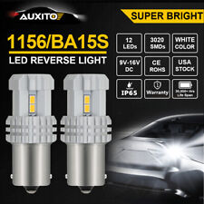 AUXITO 1156 6500K LED Reverse Canbus Backup Light Bulb Super White Error Free 2x