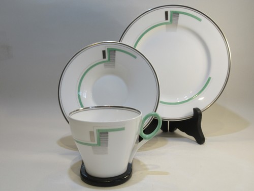 Art deco shelley trio - deco,
