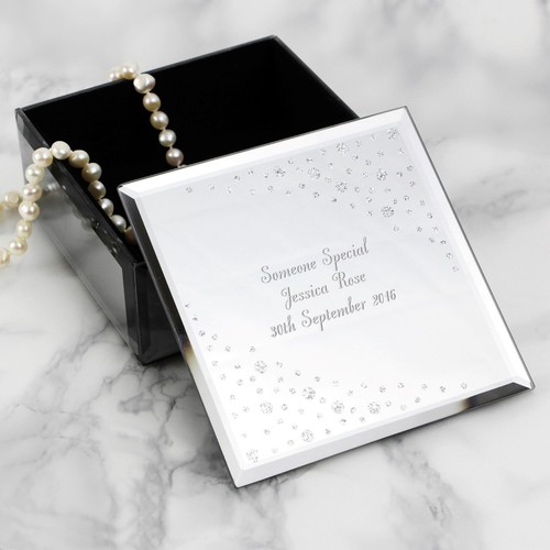 Personalized diamante trinket - personalized,