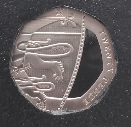 2010 proof 20p dent - 2010, shield