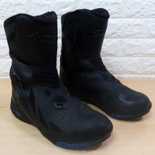 Alpinestars RT-8 Gore Tex Waterproof Motorcycle Boots - Black / Blue - 44