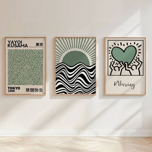 Set green kusama - green, bauhaus