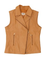 HUCKE Womens Leather Gilet EU