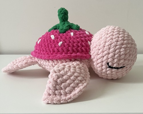 Handmade crochet strawberry - crochet,