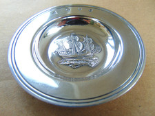 GARRARD & CO BEAUTIFUL VINTAGE STERLING SILVER ARMADA PIN DISH LONDON 1969