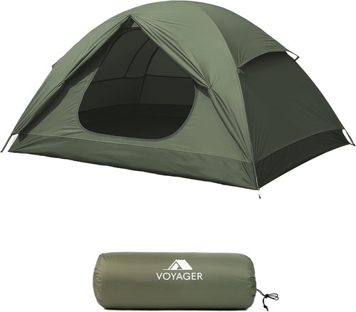 Voyager man camping - man,