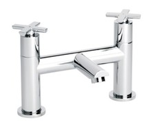 Damixa Ixia Deck Mounted Two Handles Chrome Bath Filler TB120341
