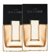 2X Avon Black Suede Eau de
