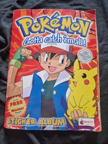 Pokemon sticker album book - pokemon,