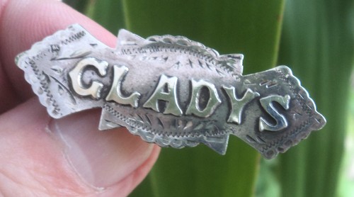 Vintage sterling silver name - vintage,