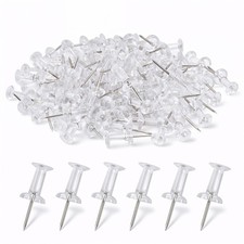 Cork Board Push Pins Clear