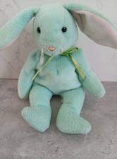 Adopt a plush - Hippity green rabbit, 8 inches, lovely condition