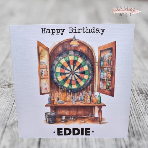 Personalised male darts - personalised,