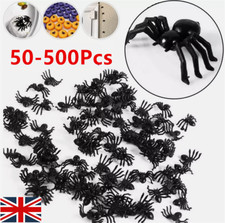 Plastic Spiders, 50-500Pcs