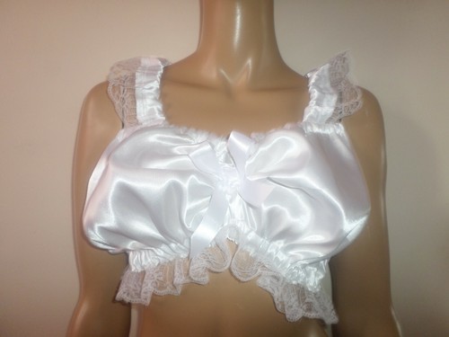 White satin sissy camisole - ,