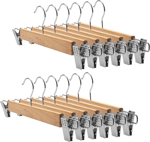 12x natural wooden trouser - natural,
