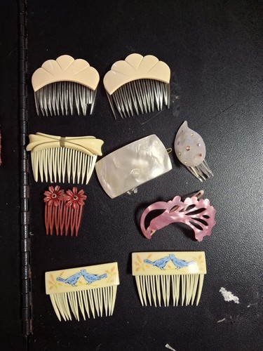 Beautiful vintage hair comb - hair, 9