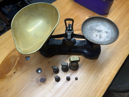 Vintage brass and - vintage, cast