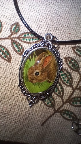 Handmade rabbit necklace - handmade,