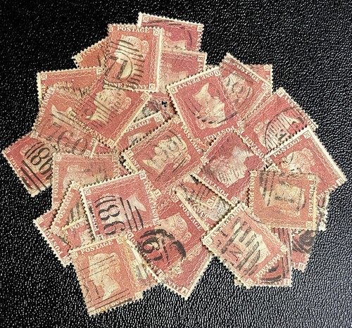 Sg40 penny red stars - 1d, x50