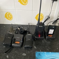 3 x VGS VR-500 Walkie Talkie Long Range 2 Way Radio UHF FM USED