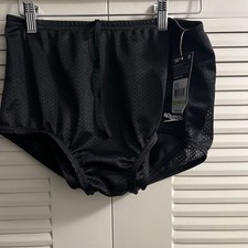 New Speedo Men's Solid Poly Drag Training Swim Trunk Suit Brief 30" 8705896