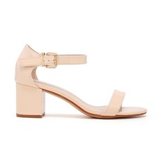 Ladies Womens Block Low Heel