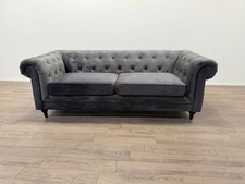 Chesterfield Velvet 3-Seater