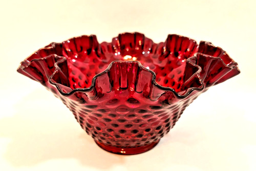Fenton ruby red - ruby, glass