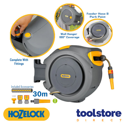 Hozelock 2403 30m auto reel - hozelock,
