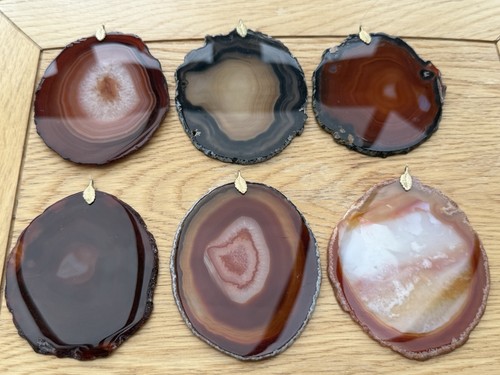 Agate slices natural - agate, gemstone
