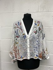 Zara White Multicoloured