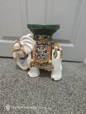 Decorative ceramic elephant - ceramic,