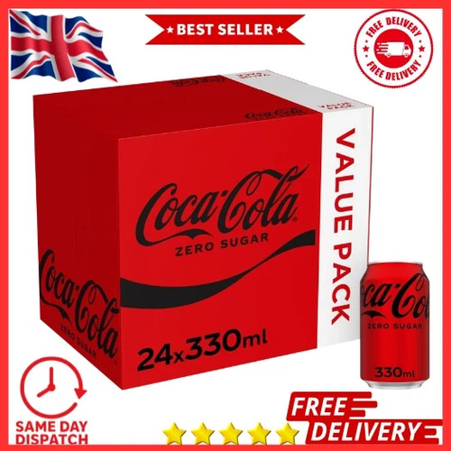 Coca cola zero sugar - 24, x