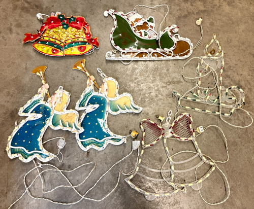Vintage lighted christmas - vintage,