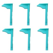 6 x Sliding wardrobe door flag clips fit Spacepro, Sliding Wardrobe Door Parts.