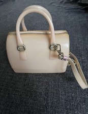 Furla Pale Peach Candy PVC Handbag Purse
