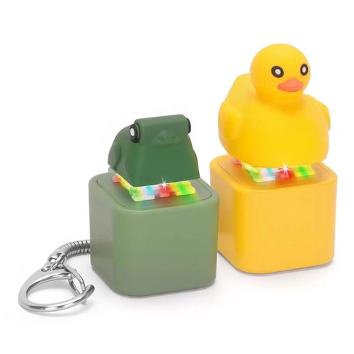 Duck frog keychain clicker - frog,