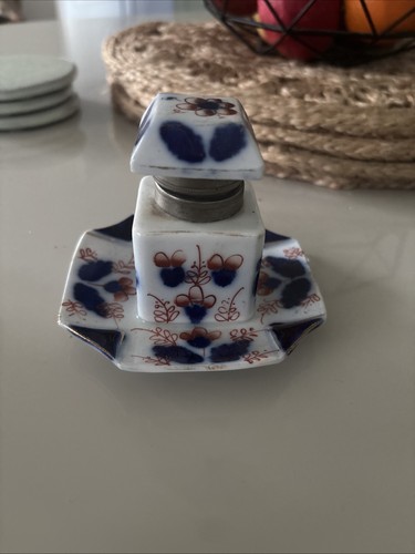 Antique imari inkwell - antique,